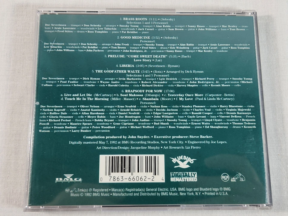 Doc Severinsen - Good Medicine - Don Sebesky (CD Bluebird) Jazz Disc NEAR MINT Foto 4 de 4