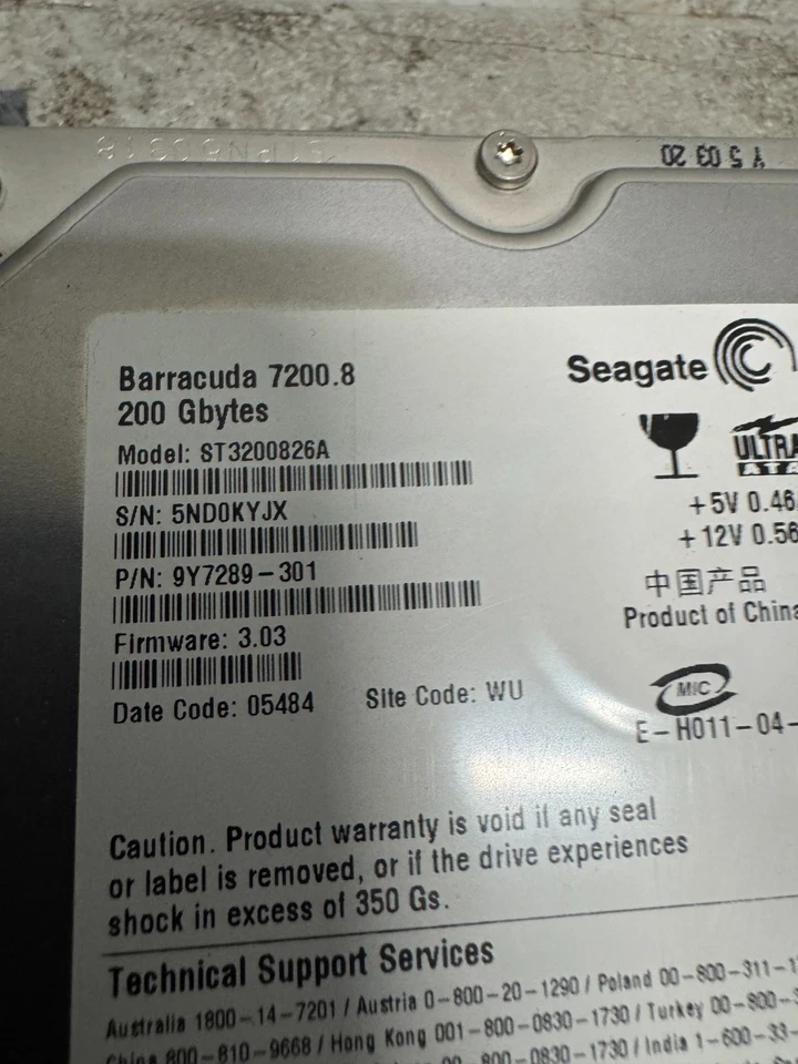 Seagate ST31200826A 120GB 7,2K 2MB ATA-100 3,5'' - Image 4 of 4