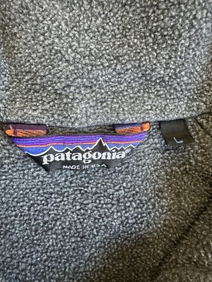 Patagonia Shelled Synchilla Bomber Jacket Vintage 90s, Size L Made