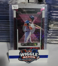 2025 Leaf Optichrome Mike Piazza Rainbow Shimmer 1/1 - Los Angeles Dodgers