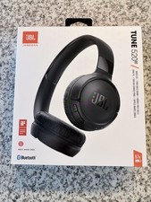JBL 520BT Tune Wireless Bluetooth On Ear Headphones, Black New 