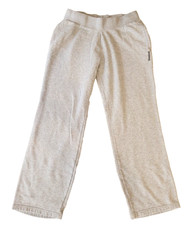 Reebok Womens Gray Sweatpants with Elastic Waistband  Size Medium 