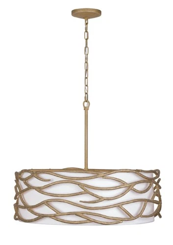 Minka Lavery 3718 Branch Reality 6 Light 28"W Pendant - Textured Ashen Gold - Picture 11 of 12