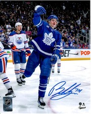 Bobby McMann Toronto Maple Leafs Signed 8x10 NHL Photograph COA Picture Action