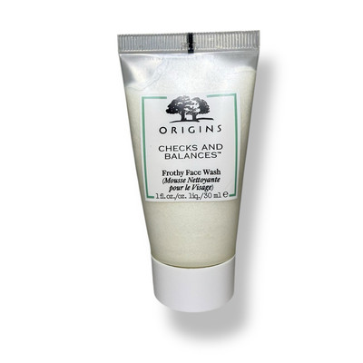 Origins Checks & Balances Frothy Face Wash Makeup Remover 1 oz/30 mL Travel