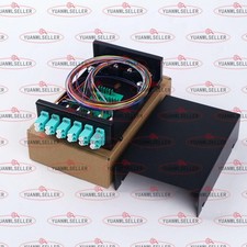 Fiber Optic Terminal Box 12 core LC MM OM3 adapter pigtail 6 Ports Patch Panel