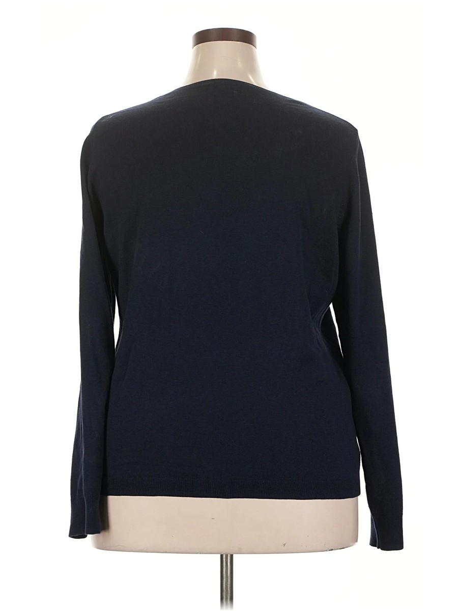 Gap Women Black Pullover Sweater XXL View 2