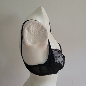 Dita Von Teese Tryst Balconette Bra 34D Black Sheer Lace D59359 Pinup Sexy