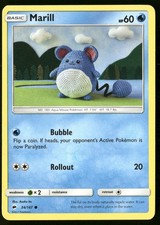 Pokemon Marill Burning Shadows 34/147 Common Lightly Played on eBay