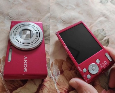 Sony DSC-W830 Cyber-Shot 20.1MP 8x zoom Digital Camera Pink Rare - 90% NEW