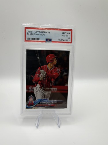 2018 Topps Update Series - Season Highlights Shohei Ohtani #US189 (RC) PSA 8