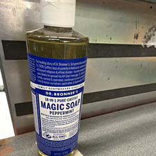 Dr. Bronner's 18-in-1 Pure-Castile Soap Peppermint Liquid 16 fl oz