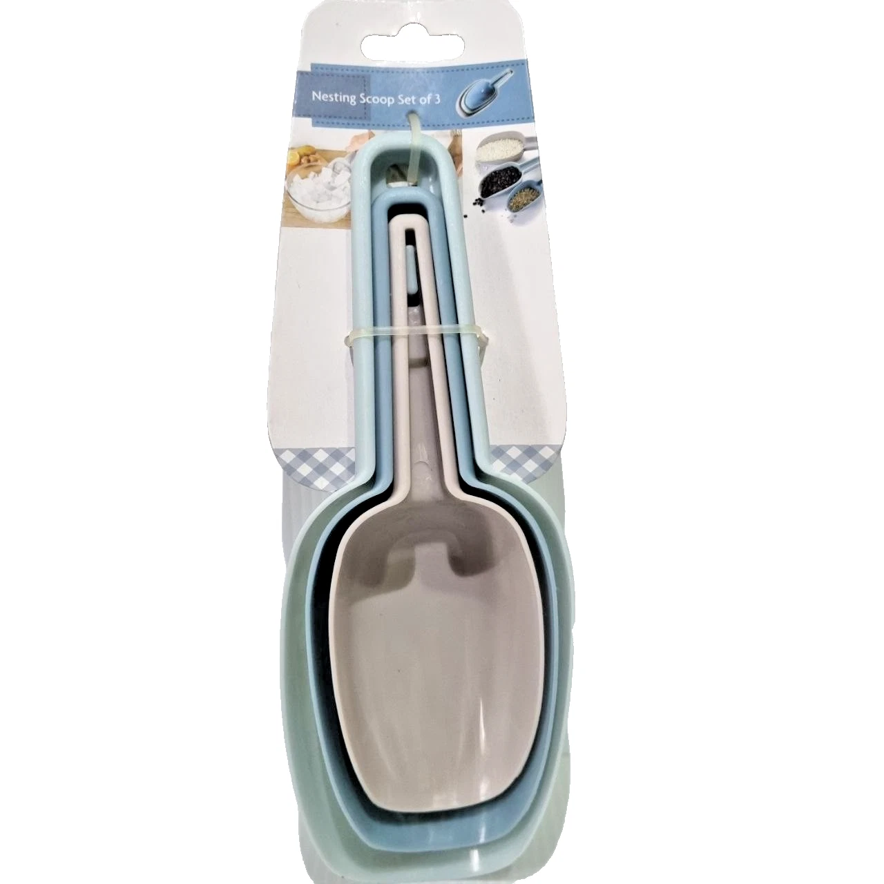 4-Piece Nesting Measuring Scoop/Spoon Set, Multicolor, Multipurpose