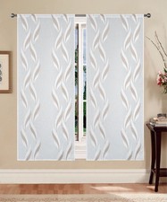 Tende a pannello Madrid 60 cm coppia semitrasparenti moderne eleganti jacquard