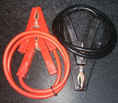 Heavy Duty Jump Start Cables.  3 Foot, 9 Inches Long.