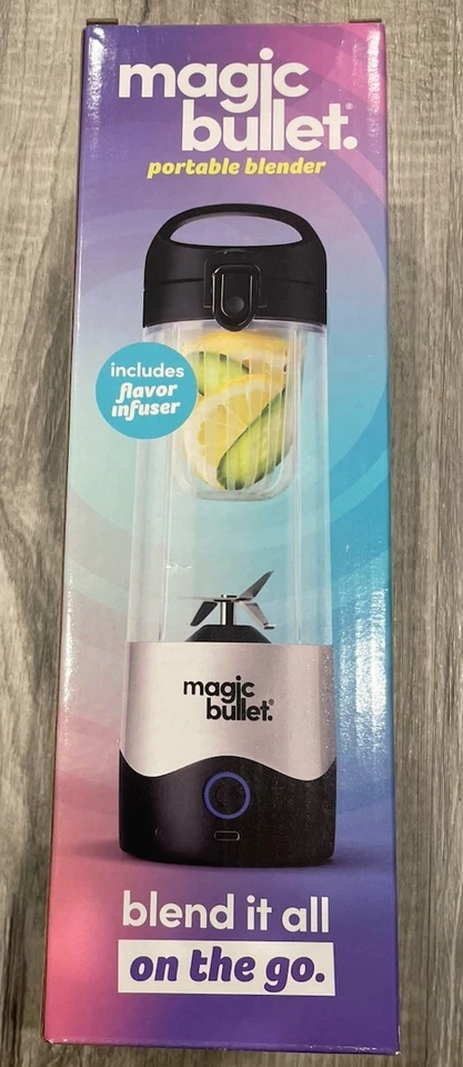 Magic Bullet Portable Blender Flavor Infuser Rechargeable Black And Grey - Image 3 of 4