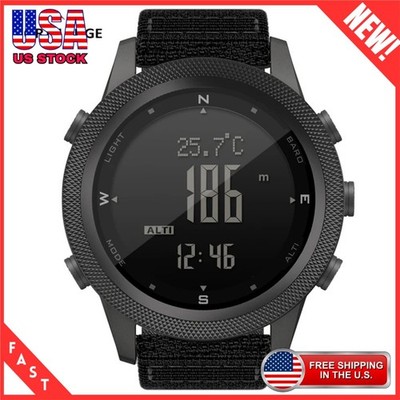 NORTH EDGE APACHE-46 Men Digital Sports Watch Altimeter Barometer Compass WR50M