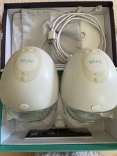 Elvie Silent Wearable Double Electric Breast Pump with Shields Bottles