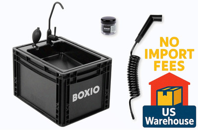 BOXIO Portable Sink Compact Mobile Hand Wash Station Camping RV Outdoor Garden