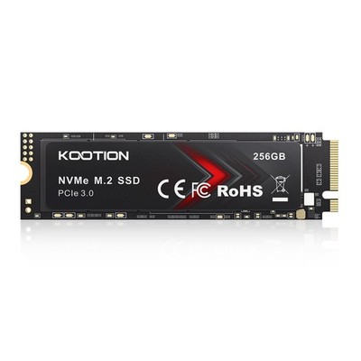 Kootion 256GB Internal Solid State Drive PCle3.0 NVMe M.2 Drive Data to 2000MB/S