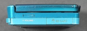 Aqua Blue Nintendo 3DS With charger , Games , 32gb SD Card - Tested working