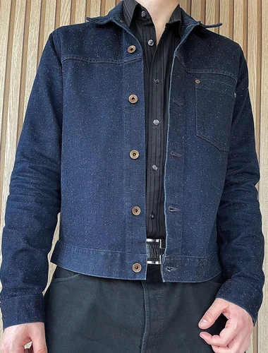 ACNE STUDIOS Crazy Rare Edwin Giapponese Denim Ansel Giacca Cropped FW2012