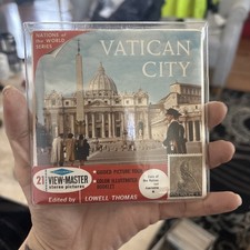 Vatican City 3-reel Set B178 - Sawyers S6b ed. A View-Master Packet with Stamp