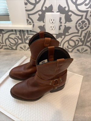 Frye Supply Women's Sz6W Harness Safety Steel Toe Work Boot FR40602F Brown