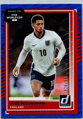 25-26 Panini Donruss FIFA Road To World Cup Jude Bellingham #63  Blue Swirl /399
