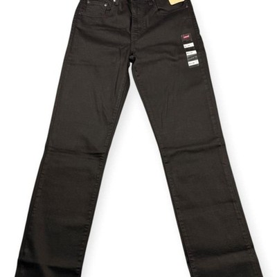 Levi s 724 High Rise Slim Straight Jeans Women s 30x32 Black NWT
