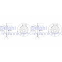 2X Delphi Bremsscheiben 300Mm BelÜFtet Vorne Passend FÜR BMW 3 Z3 Z4 | BG3527C