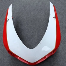Red White Front Headlight Fairing Nose Fit For Ducati 848 1098 1198 2007-2011 08