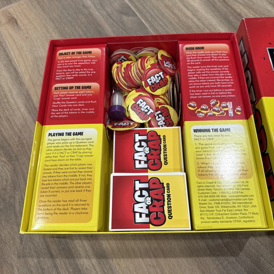 Fact Or Crap Trivia With Attitude Game Players 3-8 Complete - Image 2 of 2