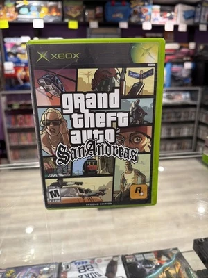 Grand Theft Auto San Andreas Second Edition - Original Xbox OG Xbox - CIB Tested - Image 1 of 3