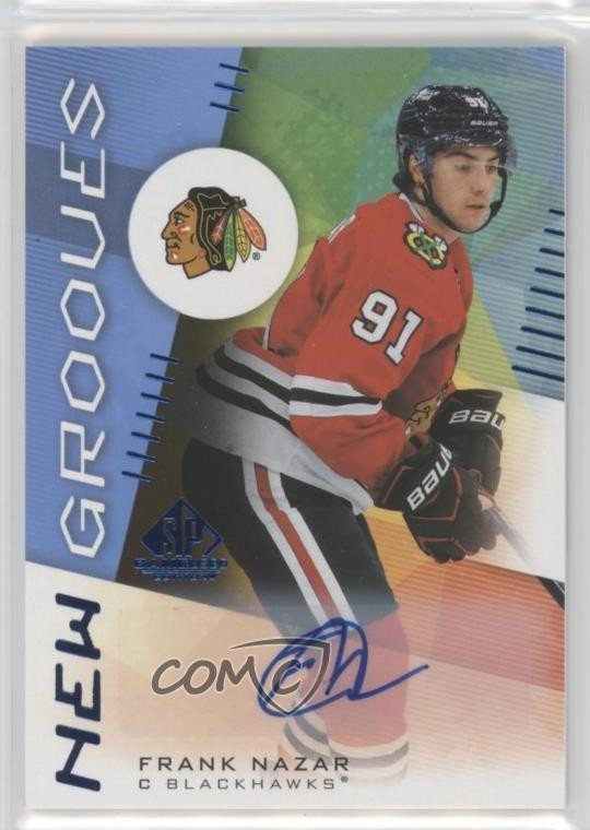 2024-25 Upper Deck SP Game Used Edition New Grooves Frank Nazar Rookie Auto RC