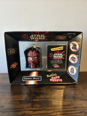 Star Wars Episode I Darth Maul Rubik's Cube Puzzle 1999 Brand New Factory Sealed