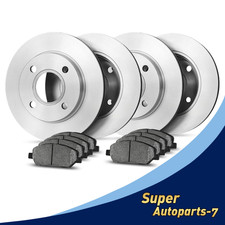 Front+Rear Disc Rotors+Brake Pads for Jeep Grand Cherokee 10-23 330mm 380mm