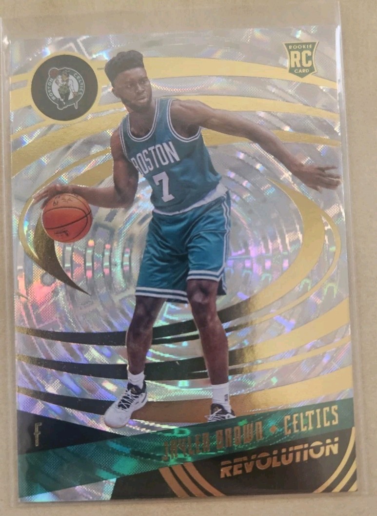 Jaylen Brown FRACTAL SILVER PRIZM ROOKIE CARD 2016 Panini Revolution RC  CELTICS