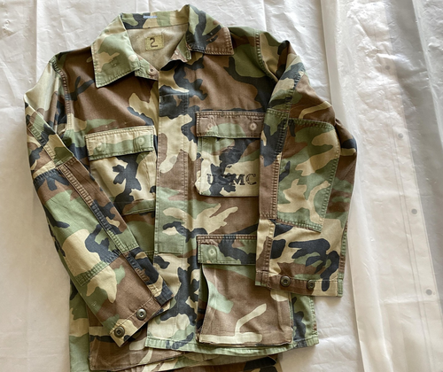 Ensemble veste et pantalon de combat tropical vintage Vietnam USMC uniforme jungle camouflage - Photo 4/21