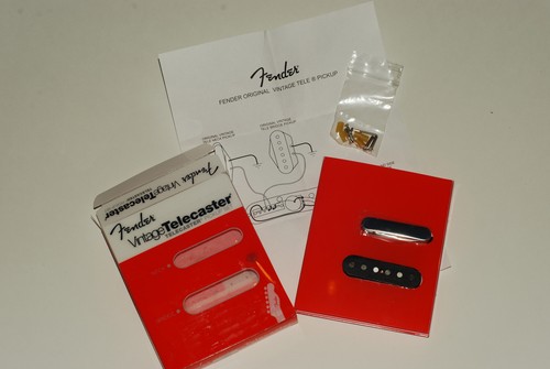 CLOTH WIRE / ALNICO Fender Original Telecaster PURE VINTAGE '52 TELE Pickup Set - Picture 6 of 12