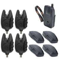 Fox Micron Rx+ 4 Rod Set - 4 Bissanzeiger + 1 Receiver, Funkbissanzeiger
