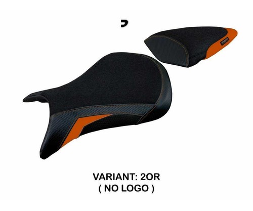 Rivestimento sella Juri Ultragrip Arancio OR T.I.Kawasaki Ninja ZX 6 R 2005>2006 - Foto 2 di 2