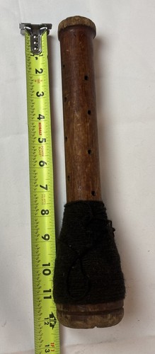 4 Vtg Wooden Textile Mill Spindle Spool Bobbin Textile Beehive Industrial 12" - Picture 6 of 6