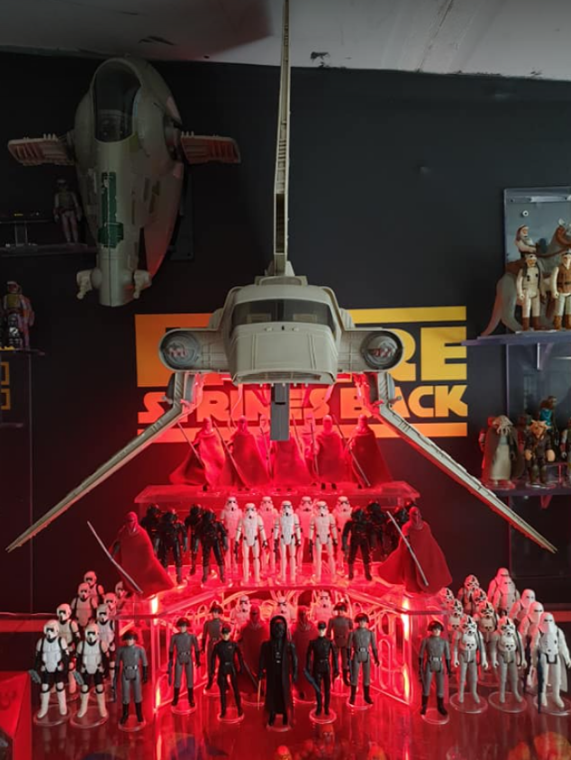 VINTAGE STAR WARS KENNER IMPERIAL SHUTTLE 1984 SHIP COMPLETE * BOX