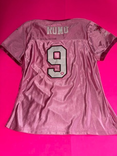 Reebok Tony Romo NFL Dallas Cowboys Pink #9 Jersey Women’s Size XXL Sports Wear - Picture 7 of 7