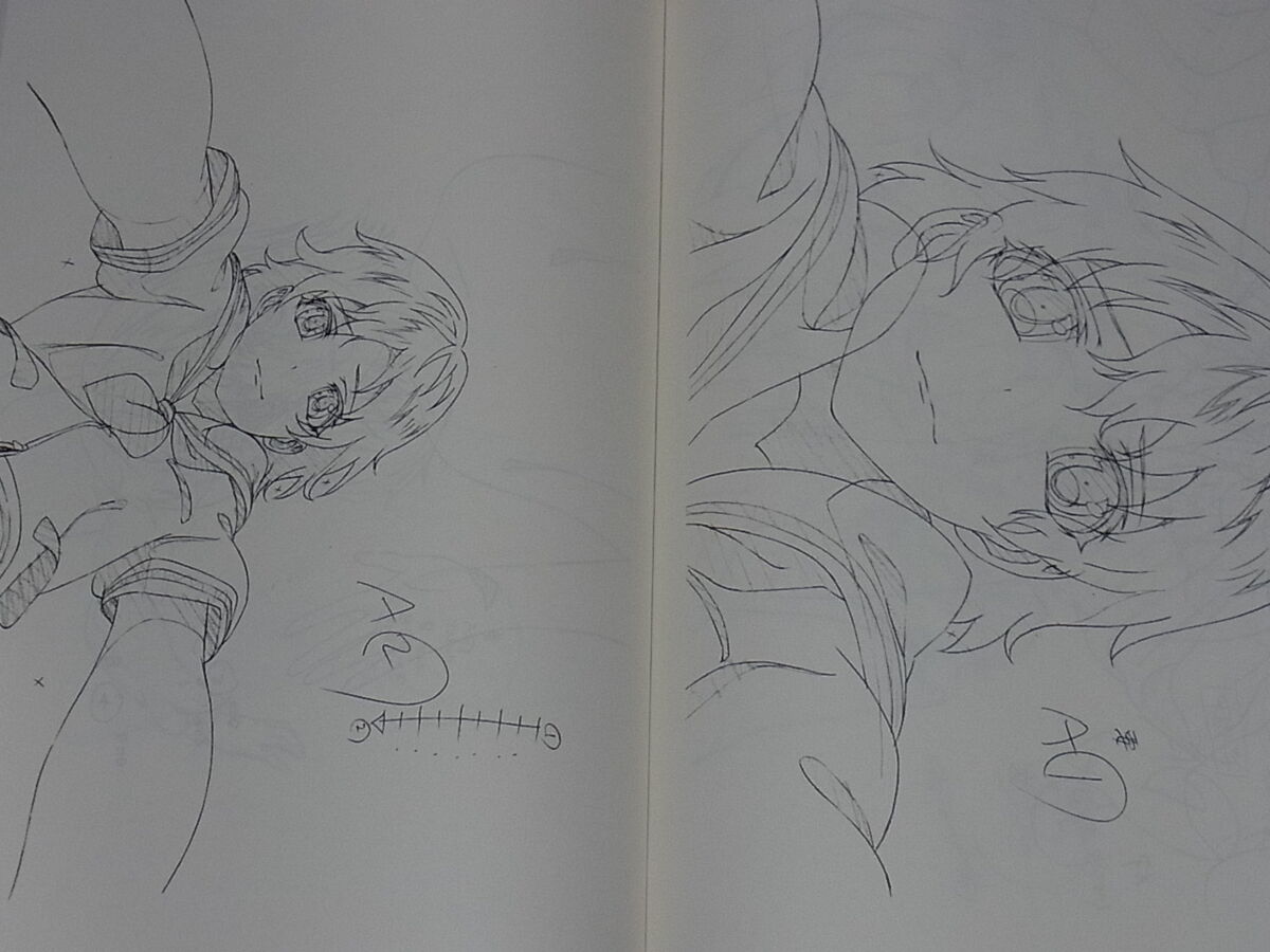 Nagi no Asukara Characters Key Frame Art Collection Girls Side 112page VERY  RARE