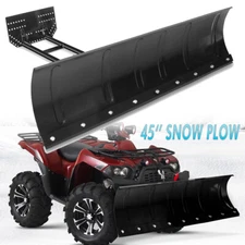 Snow Plow Blade Universal Kit Adjustable 45''inch For Honda Kawasaki Polaris ATV