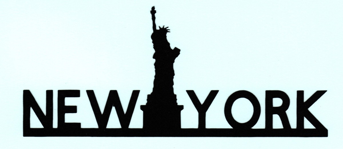 New York City Die Cut - Title Die Cut, 2.5