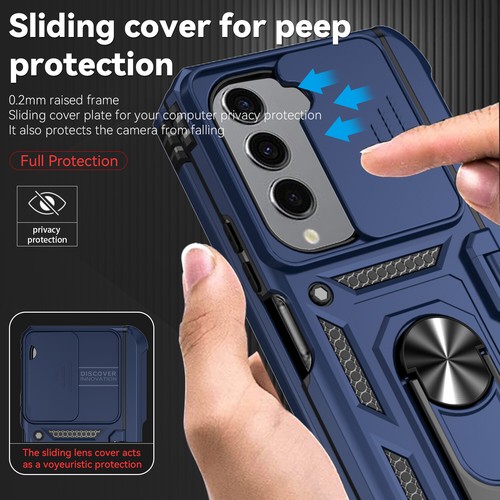 Shockproof For Samsung Galaxy Z Fold 5 4 Filp 3/4/5/6 Case w/Ring Holder Cover - Picture 6 of 25