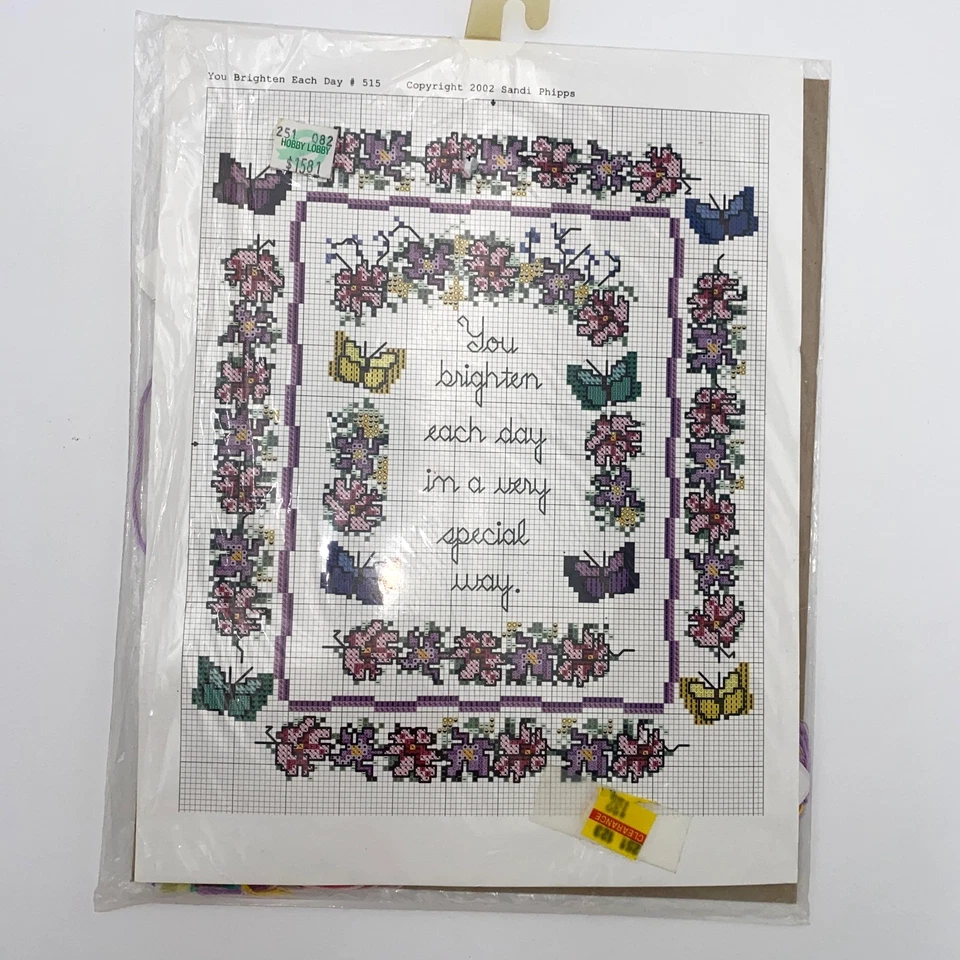 Sandi Phillips punto de cruz #515 2002 nuevo Foto 2 de 2